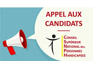 Mégaphone "Appel aux candidats désireux de devenir membres du CSNPH"