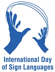 Logo International day of sign languages