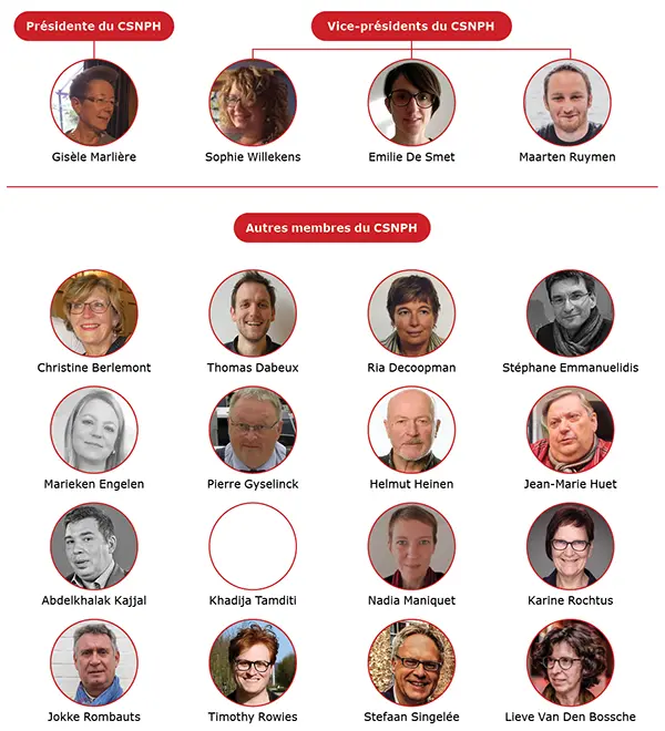Photos des membres du CSNPH